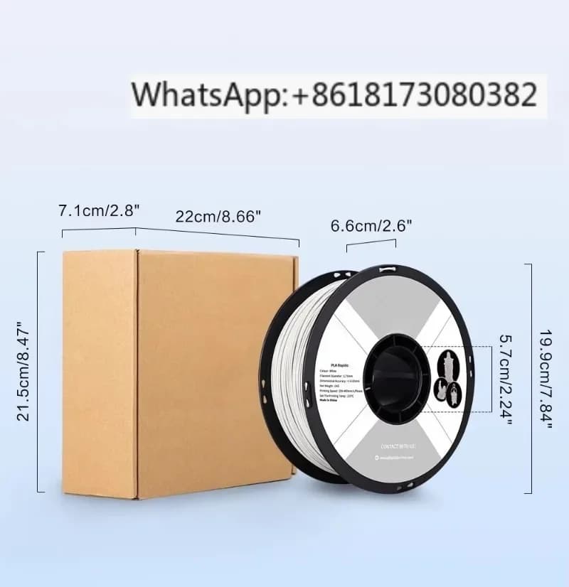 1.75mm PLA Rapido 3D Printing Filament 1kg Spool High-Speed Printing Eco-Friendly Multi-Color Material
