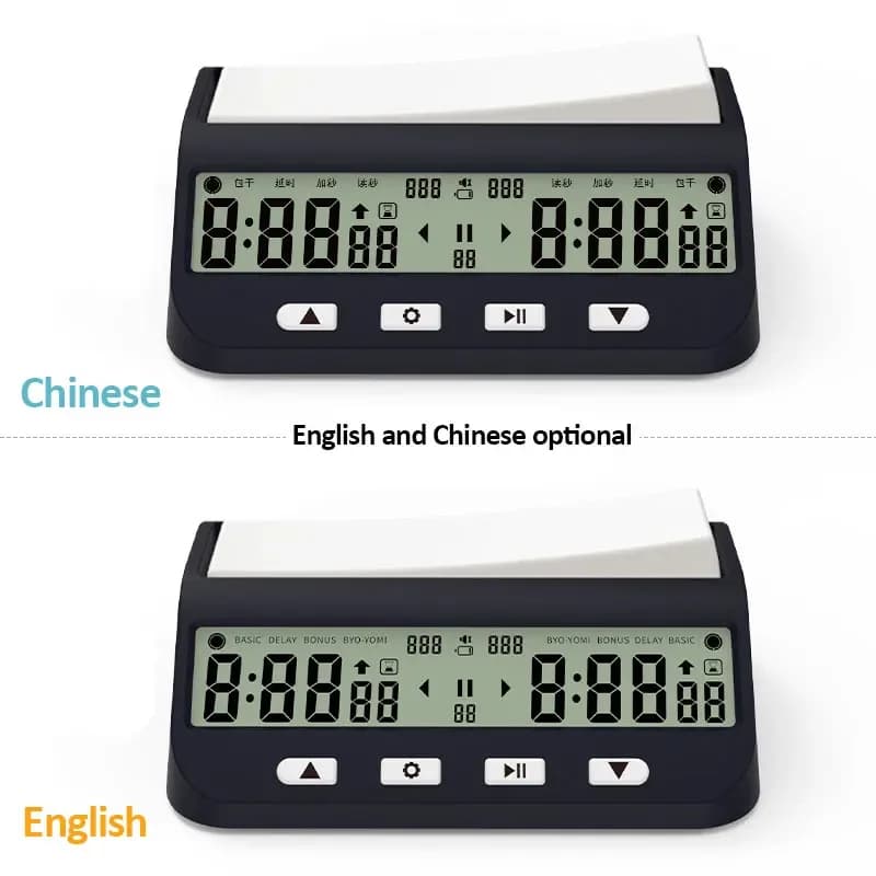 YS9901/YS902 Orologio da scacchi professionale portatile multiuso Timer da gioco digitale per scacchi