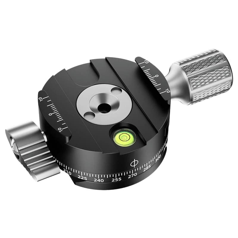 360° Rotate Panoramic Shooting Camera Clamp Quick Release Clamp Camera Mount Clip Arca Swiss Tripod Plate Adapter