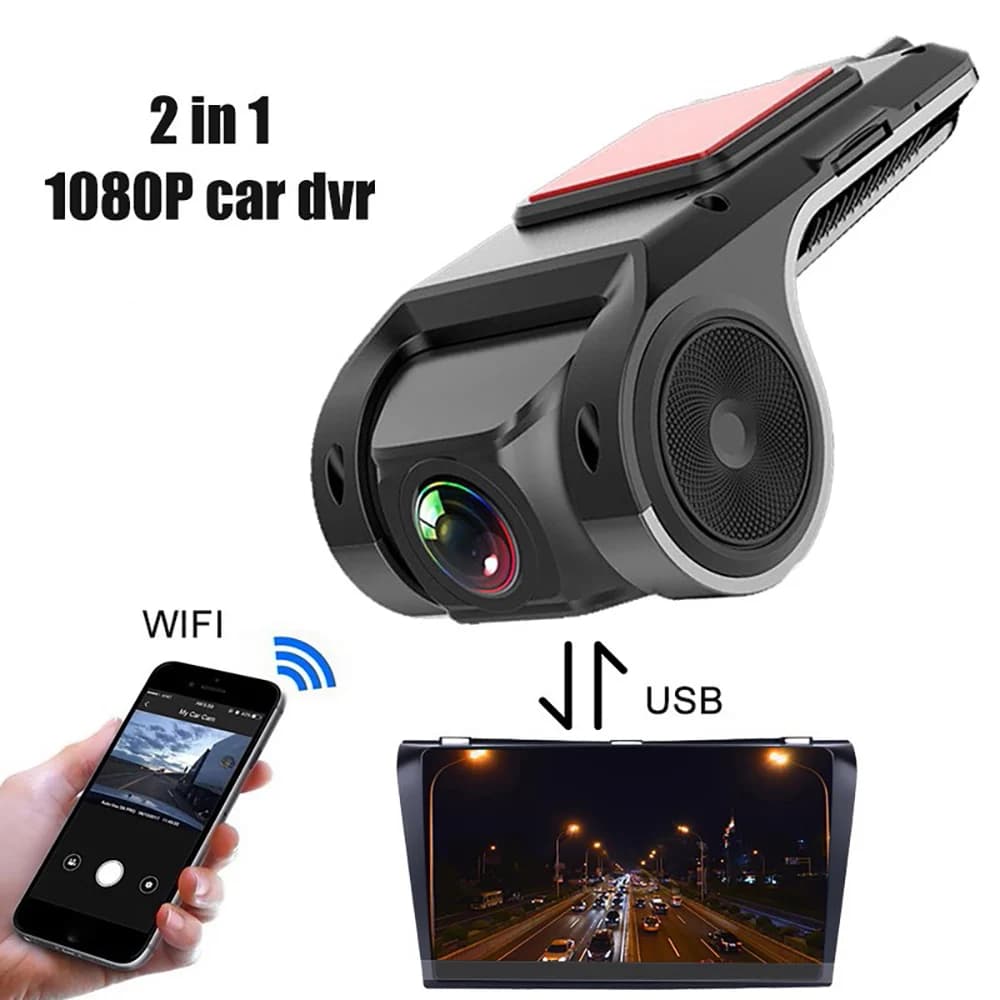 Dash Cam for Car DVR WiFi Dashcam 1080P Full HD Car Drive Loop Video Camera for Vehicles Recorder Box Black Night Vision ADAS