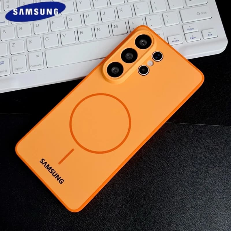 For Magsafe Magnetic Case Samsung Galaxy S25 Ultra S26 Plus S24 FE S23 S22 A55 A54 A53 A35 A36 A32 A25 A24 Lens Protection Cover