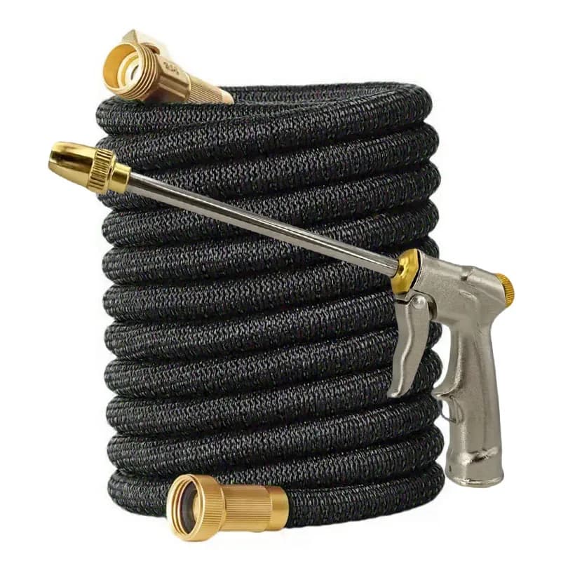 1 Piece Flexible Garden Pipe Expandable with High Pressure Spray Gun for Car Washing