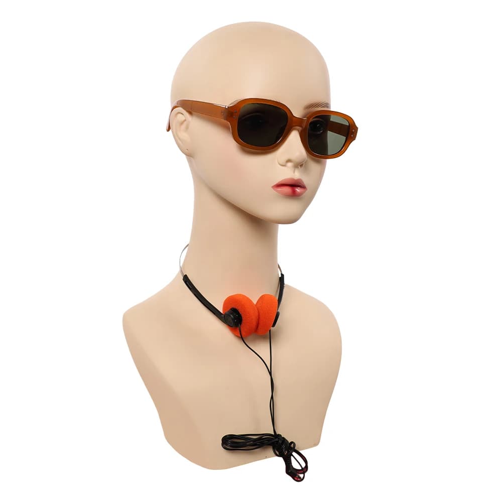 Kara Superhero Costume Cosplay Accessory Kit Sunglasses Foam Wired Decor Headphones Prop Adult Halloween Carnival Disguise