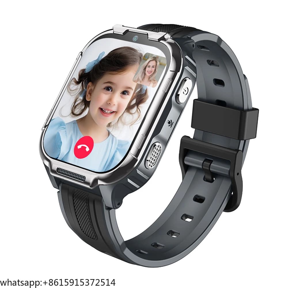 TCDSTAR 2026 D55 Smartwatch per Bambini 4G con Scheda SIM, 1+16GB, Posizionamento Wifi+LBS+GPS, Batteria 800mAh, Schermo da 1,83 Pollici, Videochiamata