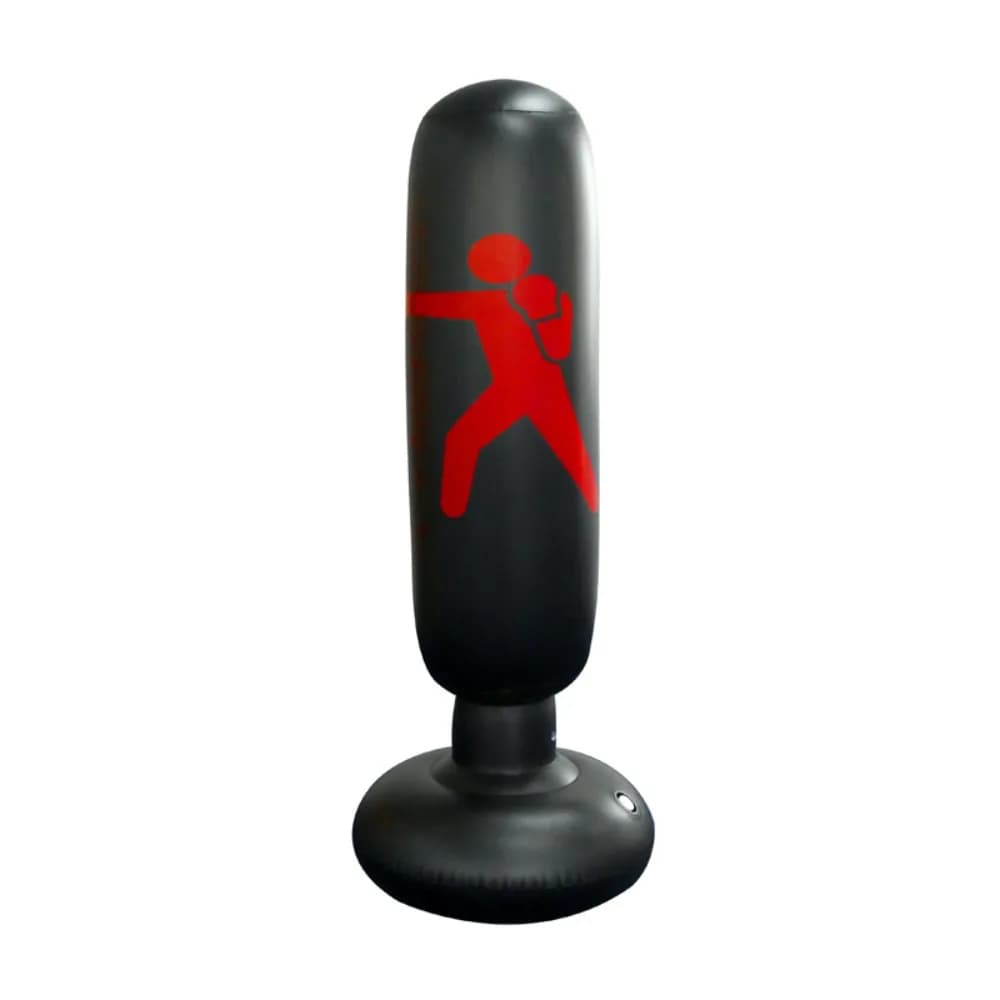 Sacco da Boxe Gonfiabile 160cm per Kickboxing, Allenamento ed Esercizio, Sacco da Pugilato Gonfiabile in PVC per Bambini