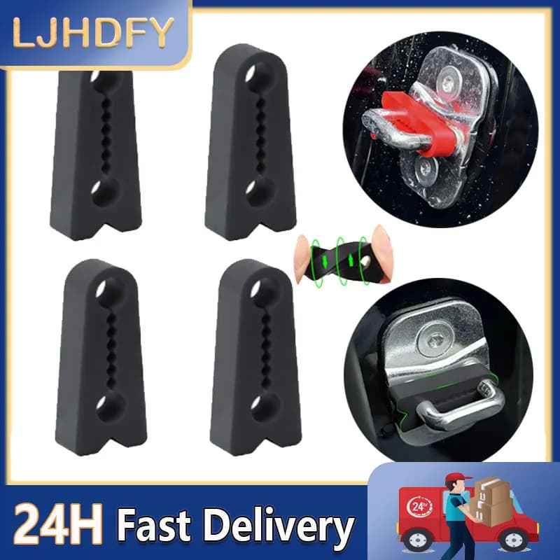 Set di 4 Tappi Antiurto per Portiere Auto, Riduzione del Rumore, Copertura Protettiva in Silicone per Chiusura Porta, Cuscinetto Ammortizzante