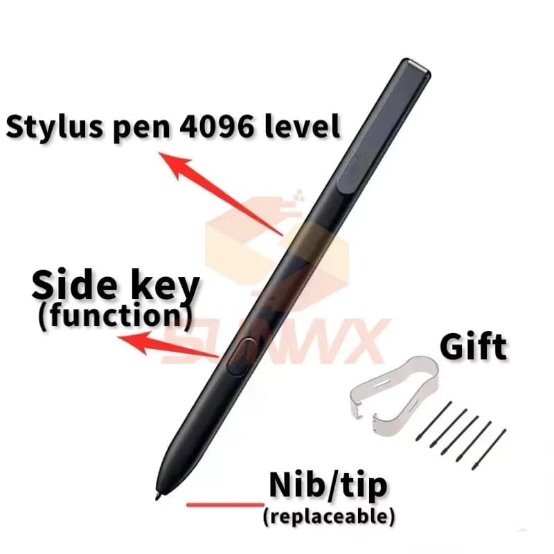 Stylus for Boox Nova Air 2 3 Max Lumi and Tablet Note Air 3 X2 Pro with 4096 Level Passive Electromagnetic Pen