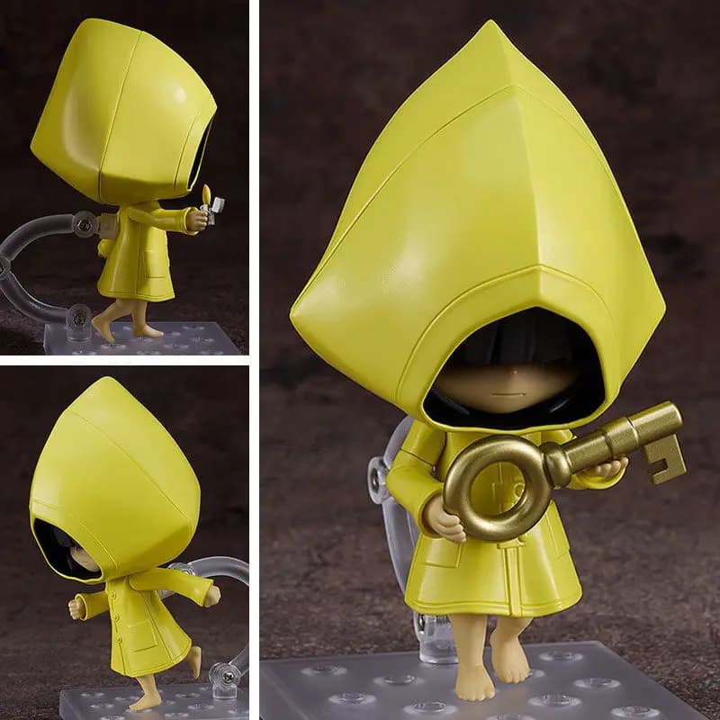 10cm/4Inch Little Nightmares Six Nendoroid 2146 Action Figure Movable Joints Anime Game Collectible Model Toy Desktop Decor Gift