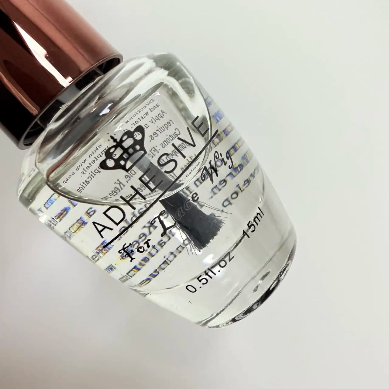 0.5FL.OZ (15ml) Adesivi per parrucche per parrucche in pizzo Accessorio per salone di bellezza per capelli Colla per parrucche Parrucchino Colla liquida professionale per capelli