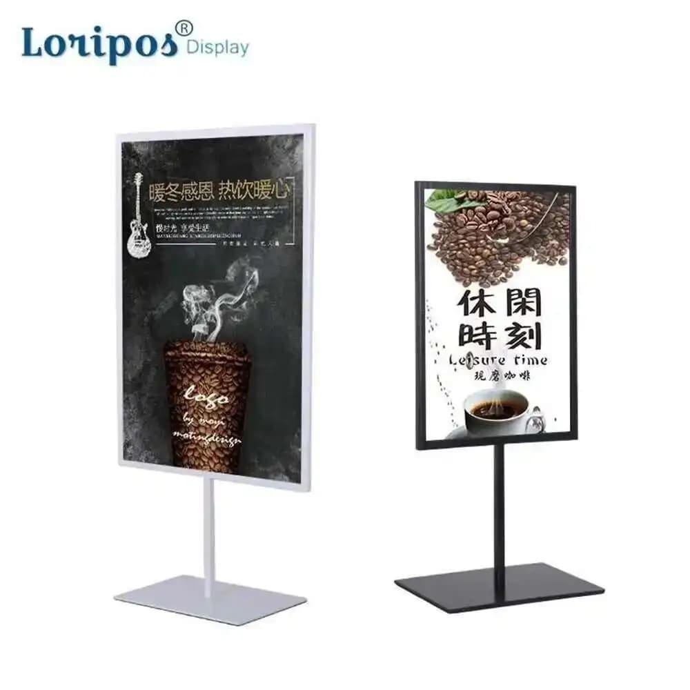 A3/a4 Supporto per poster in metallo Supporto per menu da scrivania Promozione desktop Cartellone per poster in metallo Supporto per foto Portafoto da tavolo Banner per foto