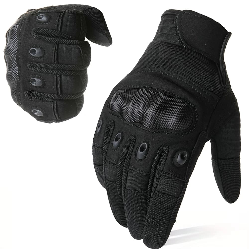 Guanti tattici Sport all'aria aperta Paintball Caccia Airsoft Combattimento Ciclismo Antiscivolo Protezione da lavoro Touch Screen Guanti a dita intere