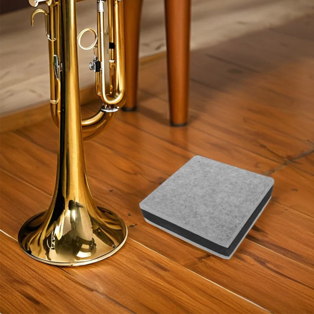 Light Gray Subwoofer Isolation Pad Speaker Sound Cushion Stand for Studio Room Acoustic Diffuser Monitor Isolation Soundproofing