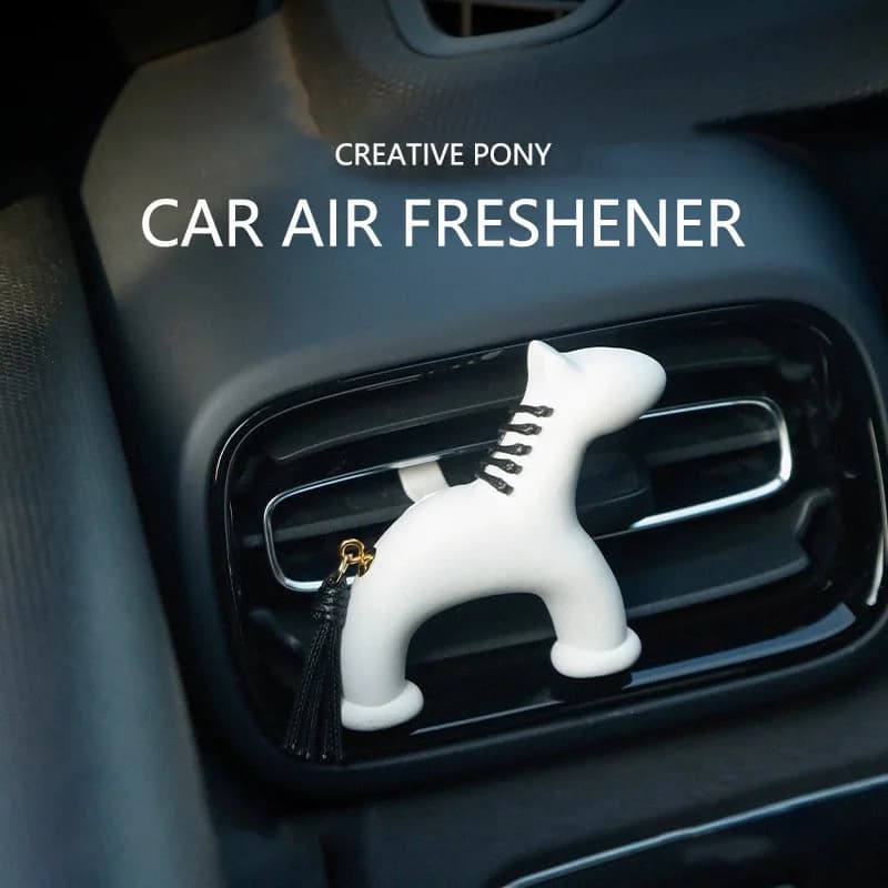 Car Air Outlet Perfume Year of the Horse Decoration Special Car Interior Fragrance Accessory for Festive Driving