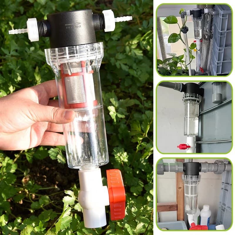 1/2 "a 4 ~ 20mm Tubo Filtro Acquario Serbatoio di Pesce Pompa Acqua Filtro Stagno di Pesci Wc Grande Flusso Irrigazione del Giardino Irrigazione prefiltro