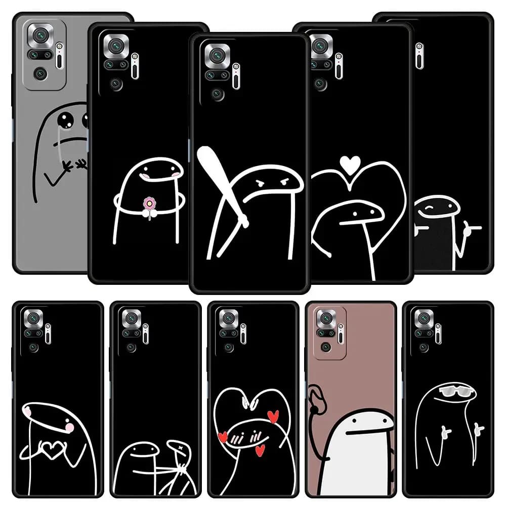 Phone Case For Xiaomi Redmi Note 14 13 12 5G 11 10 Pro Plus 4G 9S 9 14C 13C 12C 10C 9C 9A Soft TPU Cover Cute Cartoon Matchman