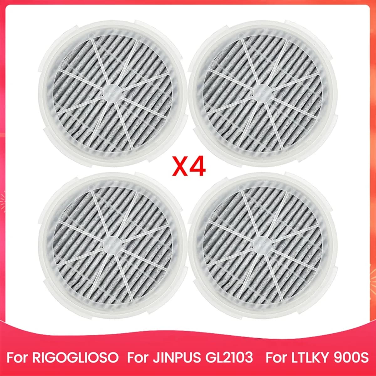 A78E-4PCS Filtro adatto per RIGOGLIOSO JINPUS GL2103 LTLKY 900S Purificatore d'aria Filtro a carbone attivo Accessori di ricambio