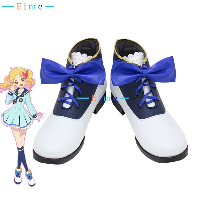 Nijino Yume Scarpe Cosplay Scarpe in pelle PU Stivali di carnevale di Halloween Accessori anime Puntelli Cosplay realizzati su misura
