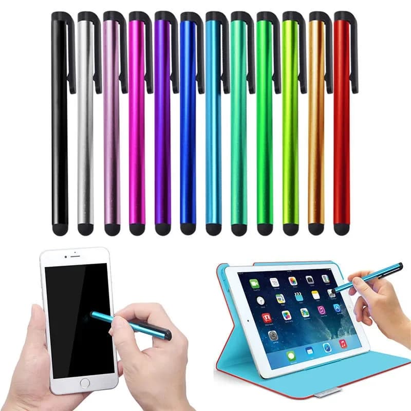 Penna stilo touch screen da 1 pezzo per iPad iPhone Samsung Matita touch capacitiva con clip per penna per tablet smartphone