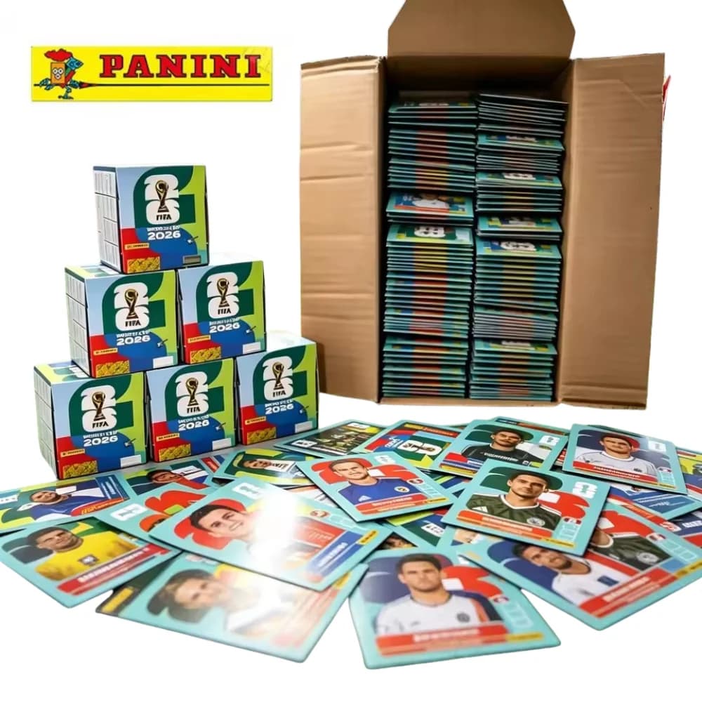 Panini FIFA World Cup 2026 Licensed Sticker Full Box 50 Sticker Packs Soccer Sports Memorabilia Gift for Football Enthusiasts @