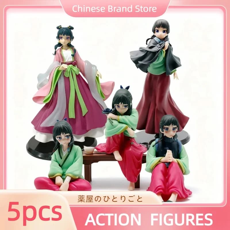 Bestseller: The Apothecary Diaries - Maomao con mantello | Modello Anime in Posizione Eretta | Ornamento per Periferiche Desktop | Regalo Perfetto