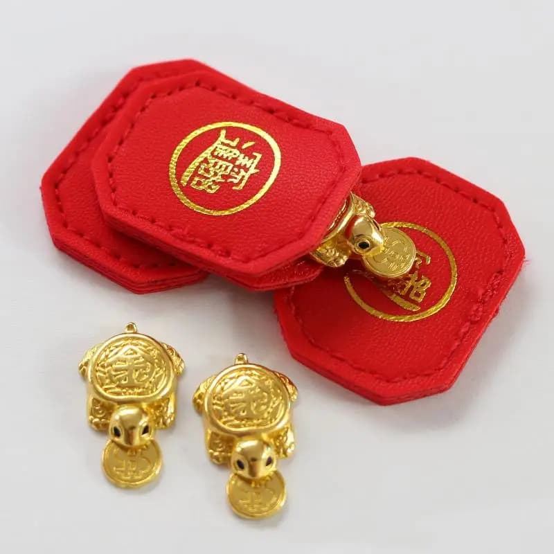 New.1set Money-biting Turtle Ornaments Decor For Longevity Protect & Financial Stability Mini Fengshui Lucky Turtle Wallet Charm