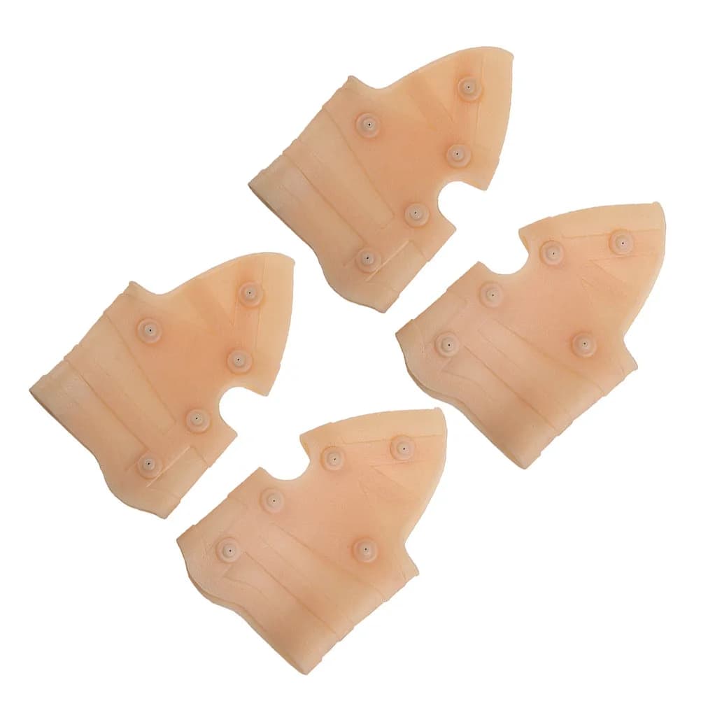 2 Paia di Ginocchiere Magnetiche Calde, Protezioni per Ginocchia Sportive, Supporto a Compressione per Ciclismo, Calcio, Corsa, Badminton, Protezione per Rotula