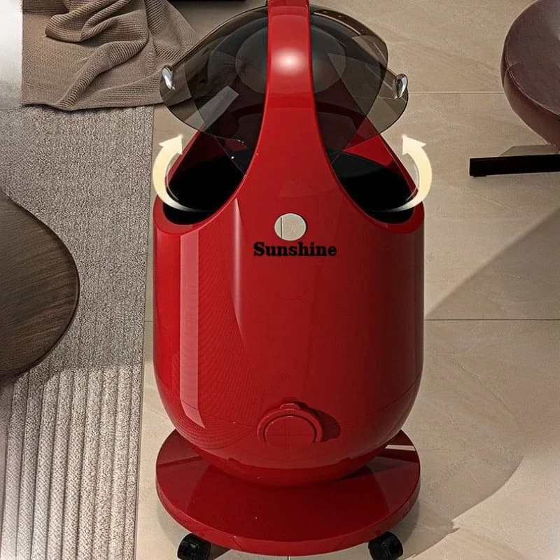 Cestino per rifiuti con ruote, grande contenitore per rifiuti, bidone per residui alimentari da cucina, cestino per immondizia domestica di lusso, contenitore mobile touch FT