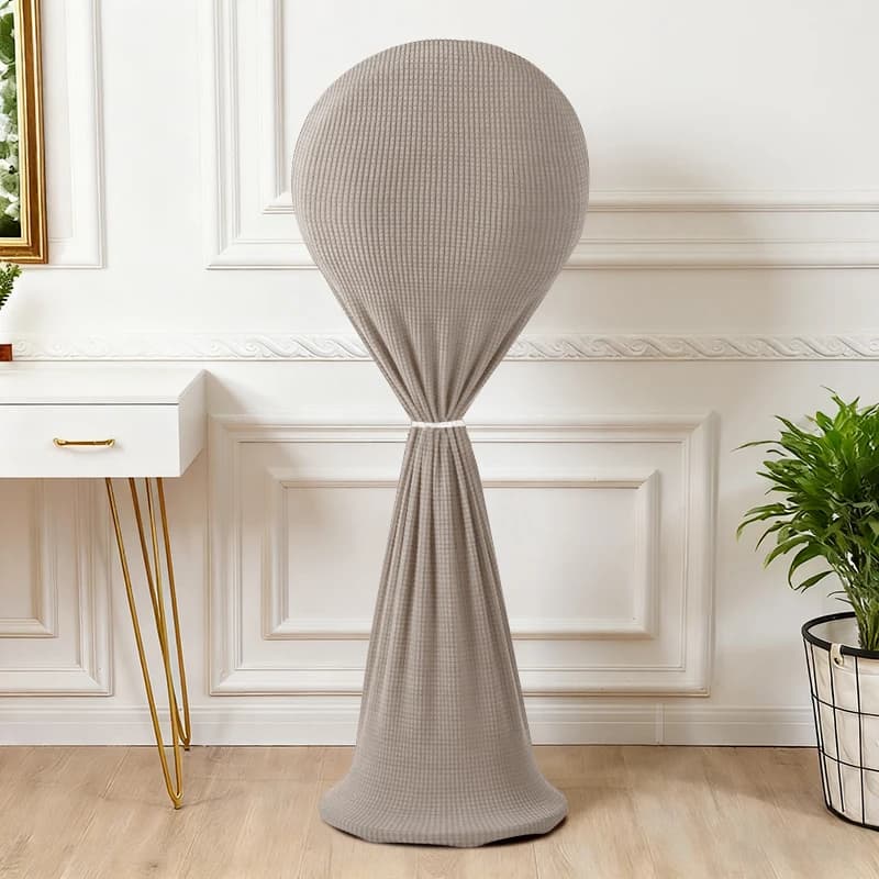 Nuove coperture antipolvere per ventole elastiche jacquard Protezione a copertura totale Coperture per ventole elettriche a torre in tinta unita Copertura di stoccaggio universale 2026