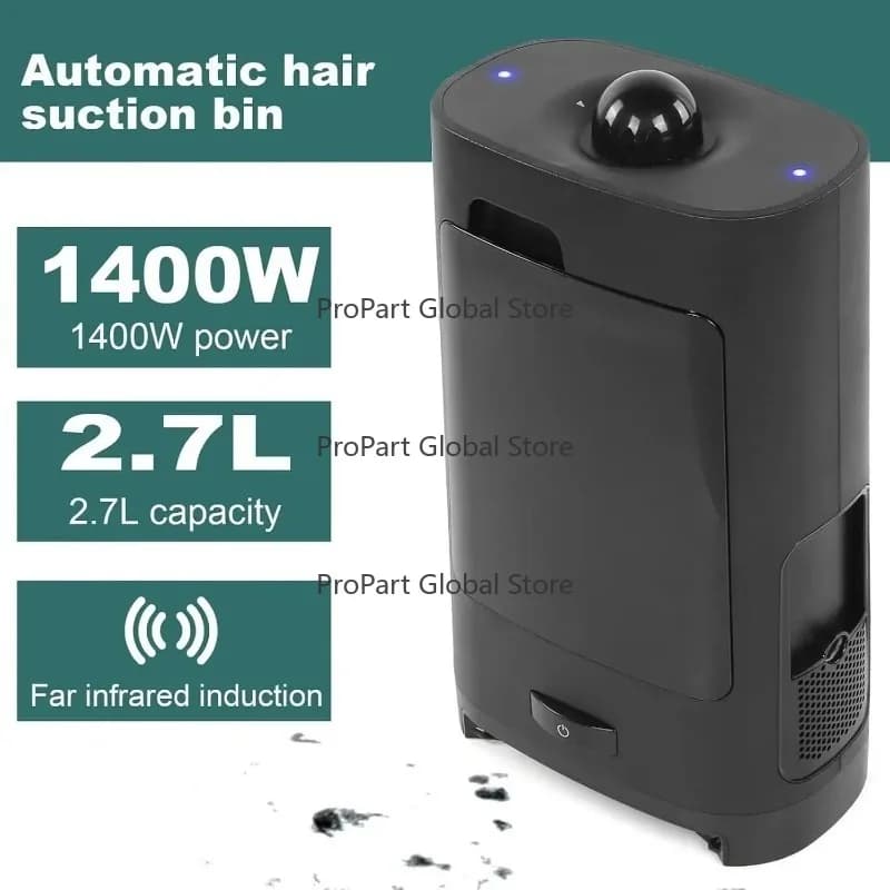 Sistema professionale di raccolta polveri per asciugacapelli da 1400 W per parrucchieri: raccoglie efficacemente peli rotti e detriti