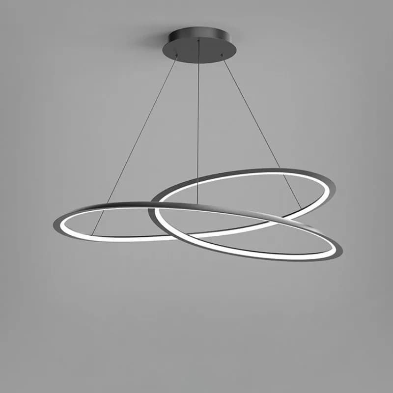 Lampade a sospensione ad anello irregolare Ristorante Camera da letto creativa Tavolo da cucina circolare minimalista Ristorante Cafe Hanglamps Woonkamer
