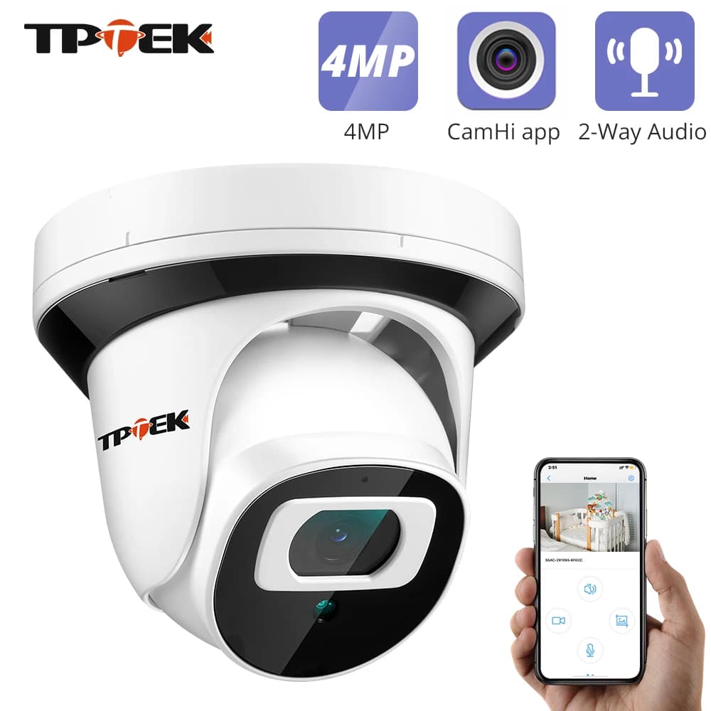 4MP Wi-Fi Wi-Fi 2MP 1080P Monitoring Camera Wireless Home Security Camera Two-way Audio Camara 2,8 mm CamHi Cam
