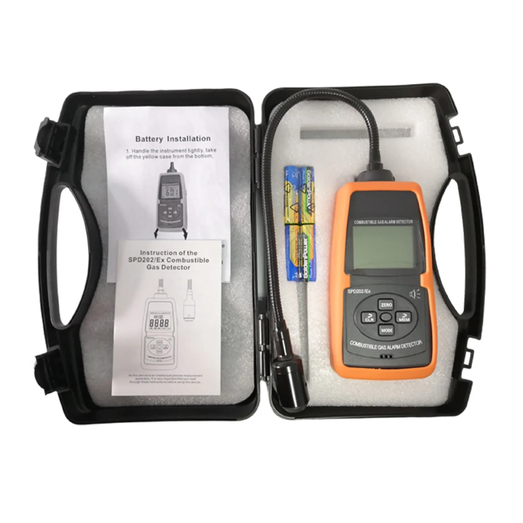 Combustible Gas Alarms Detector SPD202/EX Gas Leak Detection 0~100%LEL Can Detect Combustible Gas