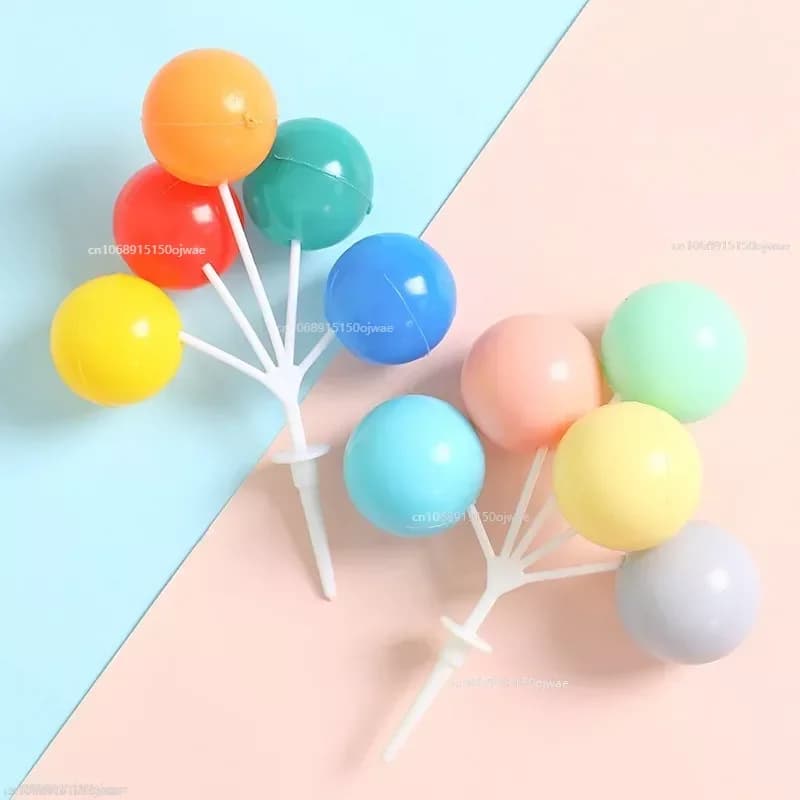 Mini figurine di palloncini in plastica figurine in miniatura festa di compleanno dessert strumenti per la decorazione della casa decorazioni per la casa desktop ornamento artigianale