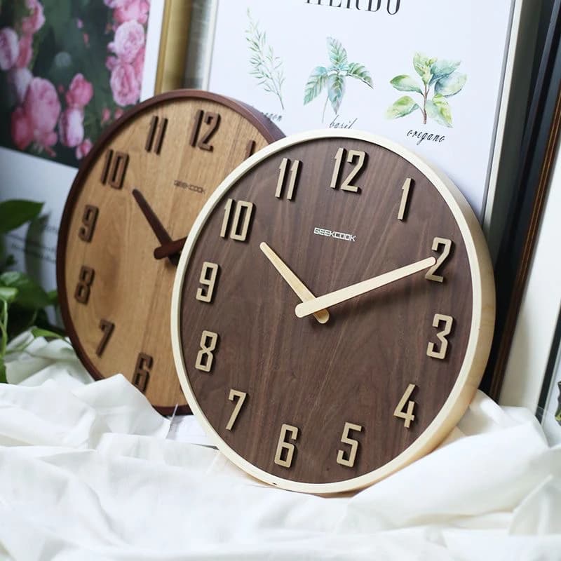 Orologio da parete estetico giapponese Soggiorno Luce Design di lusso Interni creativi Orologio da parete Moda Horloge Murale Decorazioni per la casa