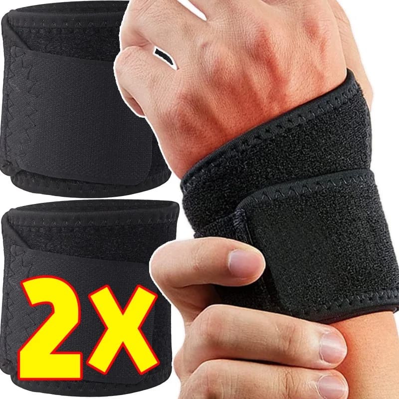 Supporto per Polso e Pollice, Fascia Compressiva Regolabile per Distorsioni, Tendinite, Sindrome del Tunnel Carpale, Tessuto Elasticizzato a Quattro Vie, per Uomini e Donne