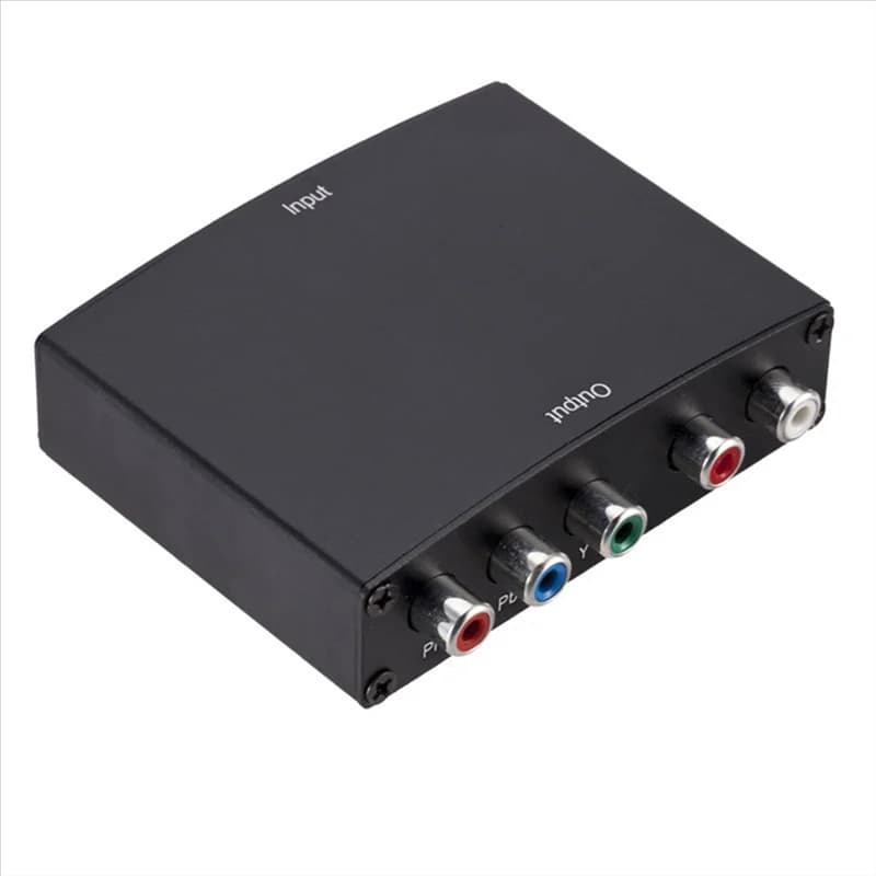 HD Converter compatible with HFES components from Ypbpr to HDMI compatible Converter from Ypbpr + L/audio to HDMI