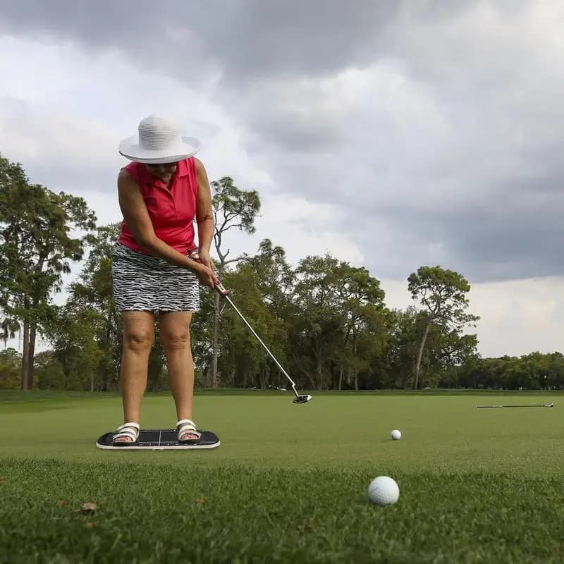 Golf Swing Trainer Pressure Plate Swing Aid Balance Board Pressure Plate for an Improved Golf Weight Shift Balance Board Golf Game