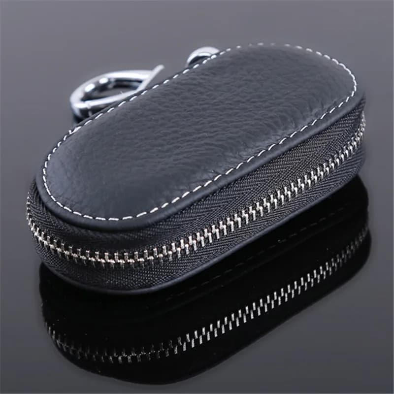 Portachiavi unisex in pelle PU per portafogli per auto Porta uomo Governante Chiavi Organizer Portachiavi Copertine Borsa con cerniera Vendita calda