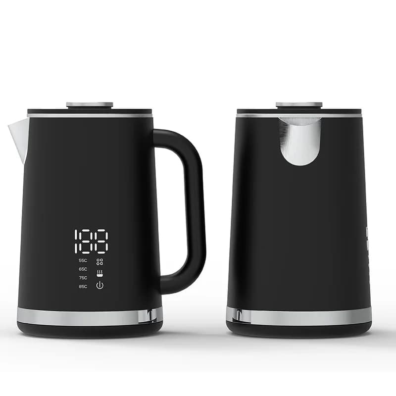 Household 1.7L Constant Temp Electric Kettle Double‑Layer Stainless Steel Kettle With Temperature Display For Tea Coffee