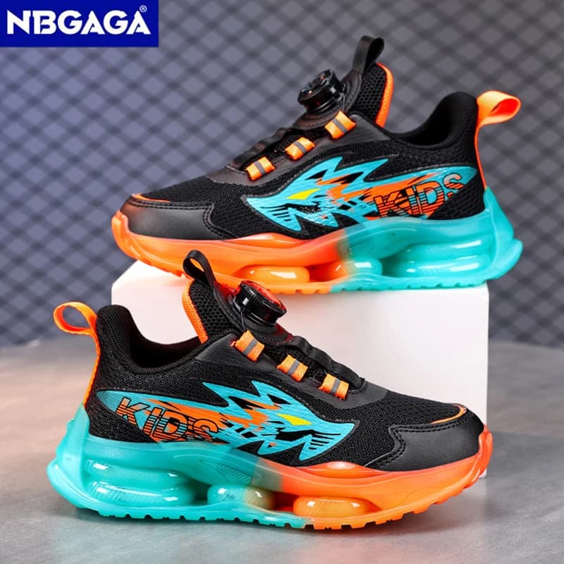 Breathable summer sneakers in children's net, non-slip, from school, sports, light, fashionable, for children, racing