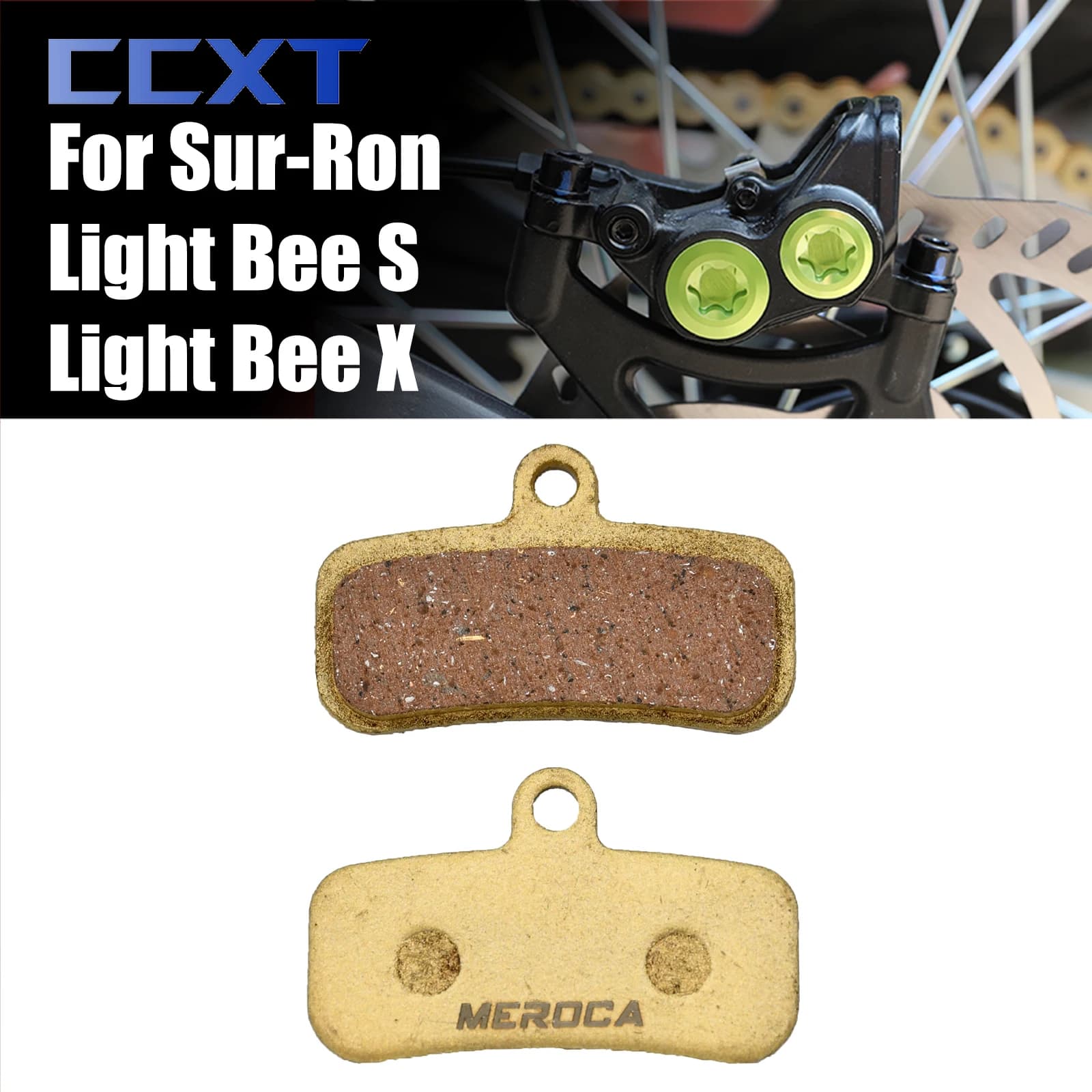 Front and rear silent brake pads for electric motocross for universal parts Sur-Ron Light Bee Surron Sur Ron Electric Dirt Bike