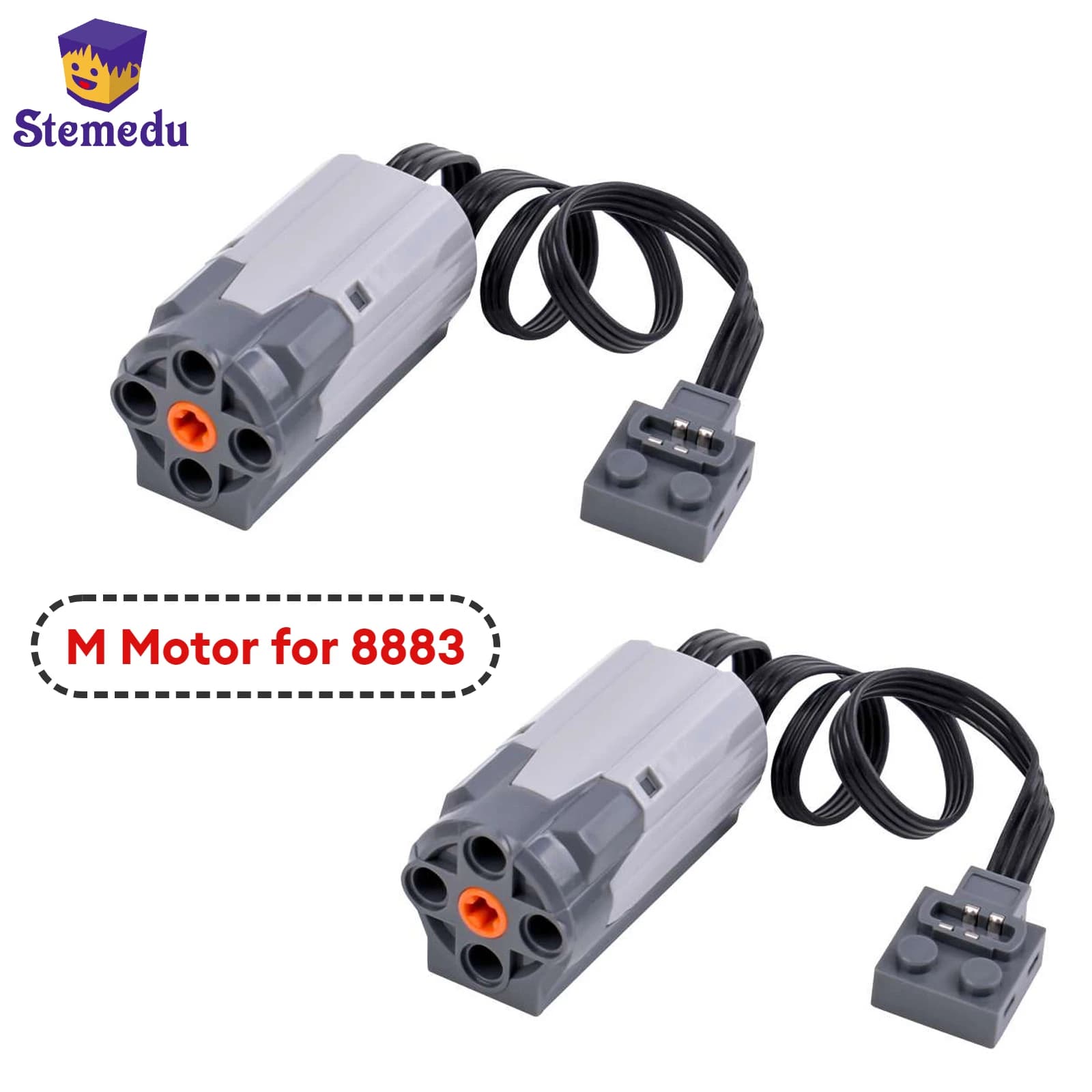 2PCS M Funzioni di alimentazione del motore Gruppo MOC Parti tecniche PF Blocchi 8883 58120c01 Motore di velocità compatibile con Legoeds