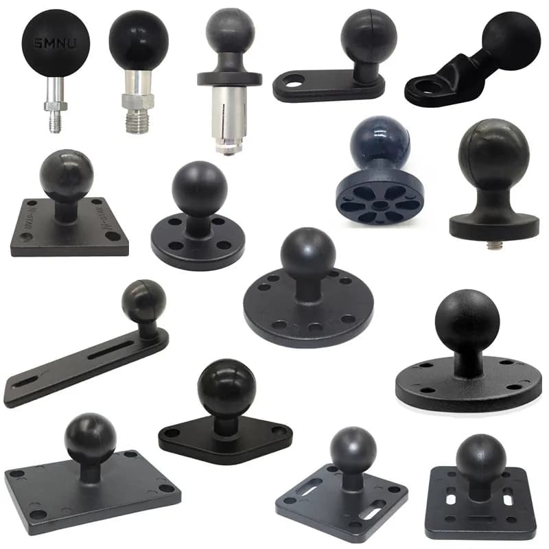 1 Inch Ball Head Motorcycle Base Stand for Garmin DSLR Gopro Xiaomi for Phone GPS Holder Mount Ram Mount Garmin Zumo/TomTom