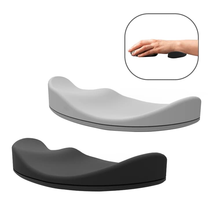 Poggiapolsi Ergonomico per Mouse, Supporto per Tunnel Carpale e Sollievo dal Dolore, Scorrimento Fluido per Ufficio, Computer, Laptop