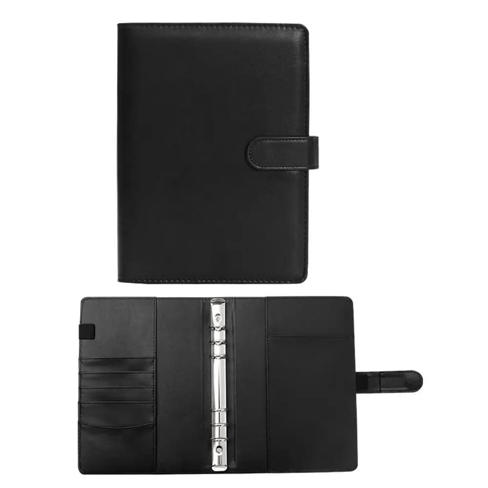 Creative Candy Color A5 Notebook Shell Non-punchable Large Capacity Folder Soft Shell Detachable Portable File Organizer