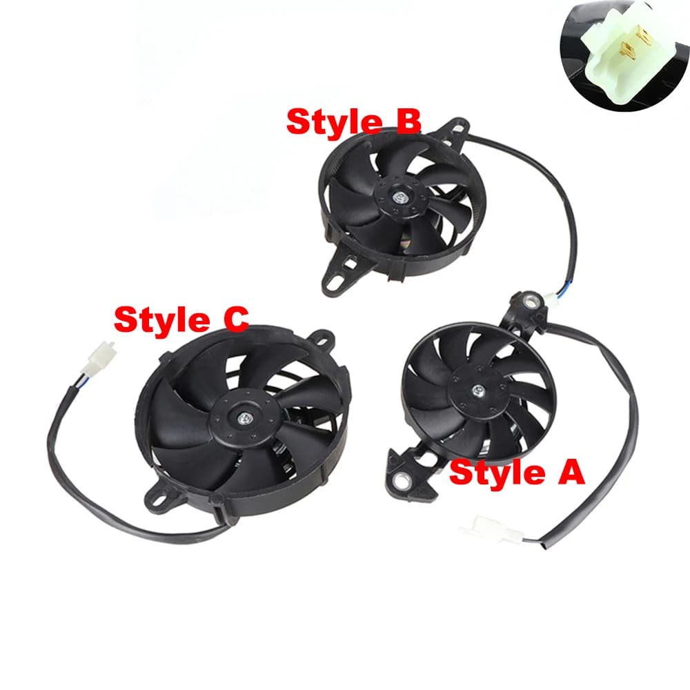 Ventola di raffreddamento per moto 12V, radiatore elettrico per olio motore per Honda Yamaha Suzuki KTM Kawasaki ATV, accessori per motocross