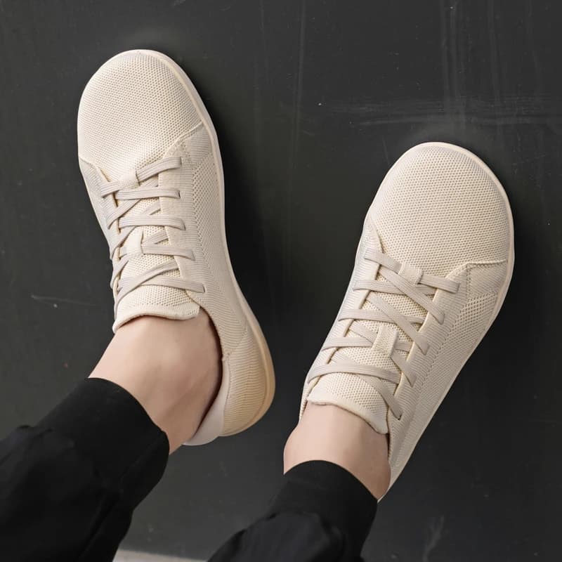 Scarpe Barefoot da Uomo e Donna, Versione Larga, Semplici Scarpe Sportive da Passeggio, Allacciate, Leggere, Casual, da Corsa per Esterni
