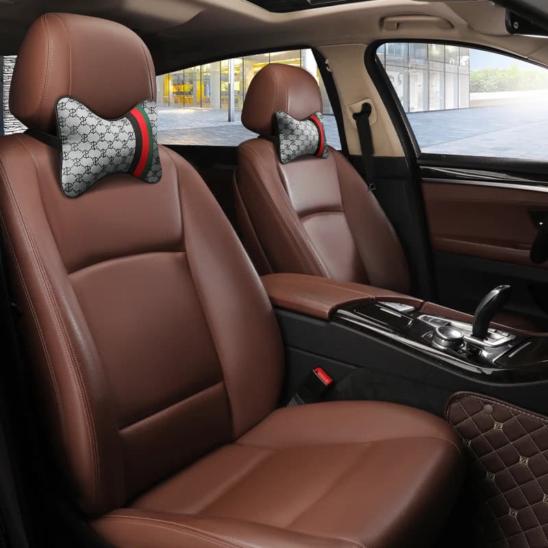 Cuscino per il collo del poggiatesta dell'auto universale per Volkswagen Toyota Chery Cuscini per sedili nel veicolo Supporto Accessorio comfort da viaggio
