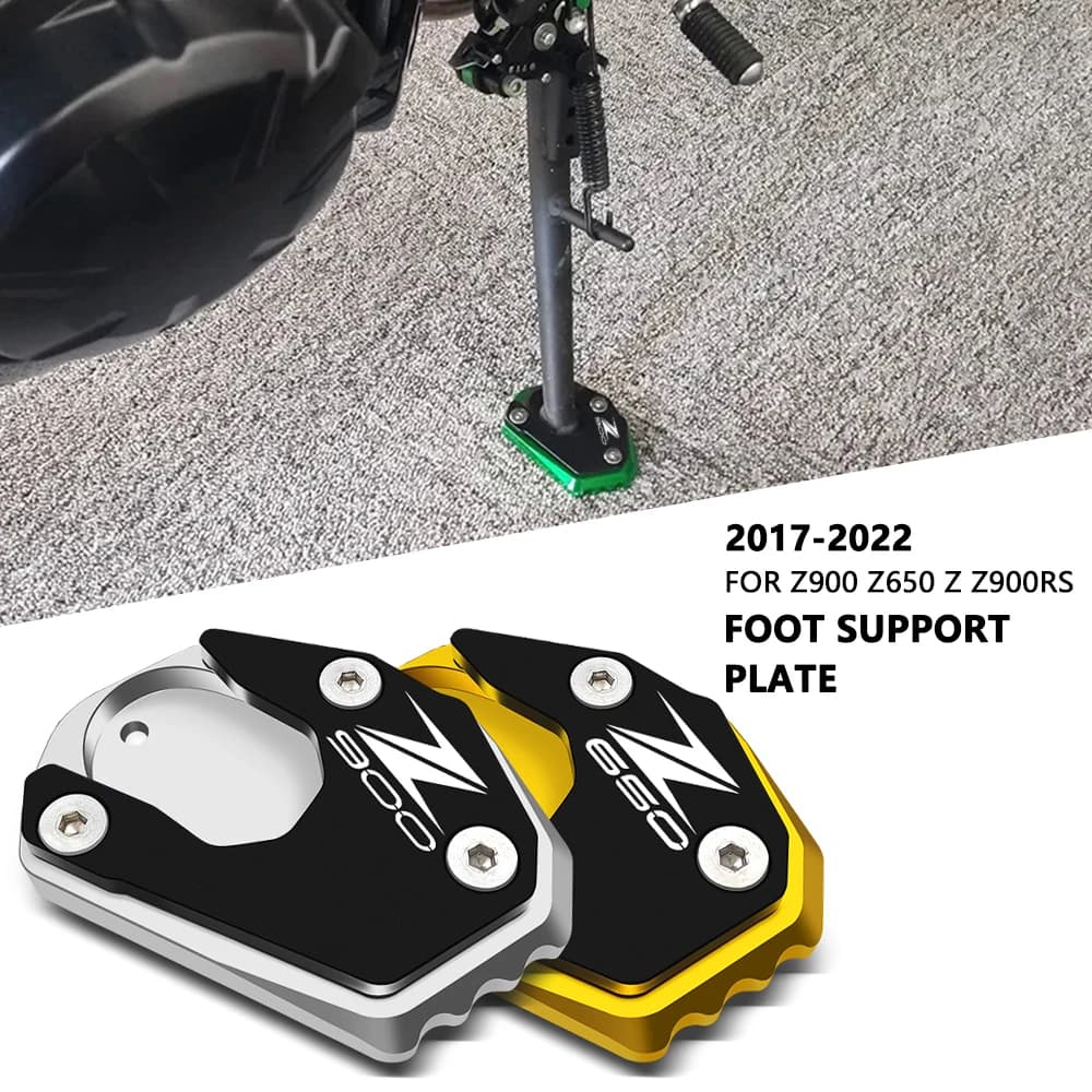 Per Z 650 900 Z900 RS SE Z650 Z900RS 2017-2022 supporto per piedi accessori per moto base allargata supporto laterale pad antiscivolo