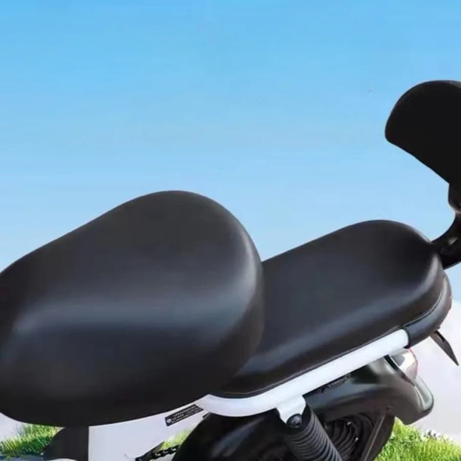 1 set coprisedili per moto cuscino per sedile per auto tappetini copriwater antigraffio in pelle PU impermeabile coprisedili per moto